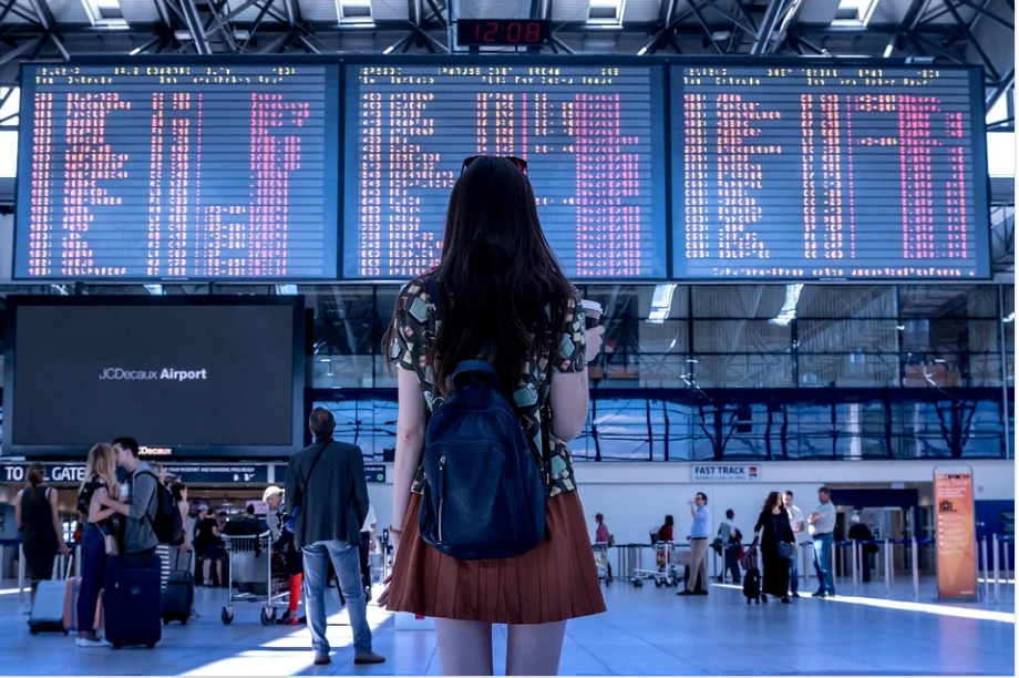 traveling girl